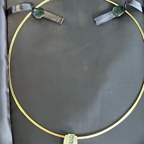 Omega Chain Necklace With Insert Clasp “just necklace “ - Picture 3 of 9